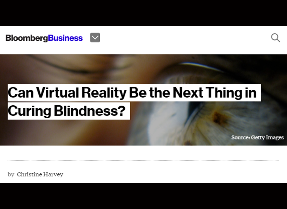 Bloomberg News Features HelpMeSee’s Technology To Cure Cataract Blindness