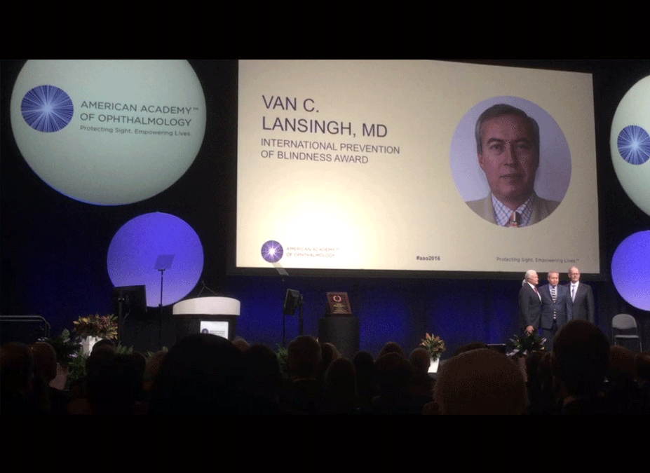 Dr. Lansingh Named Recipient of 2016 International Blindness Prevention Award