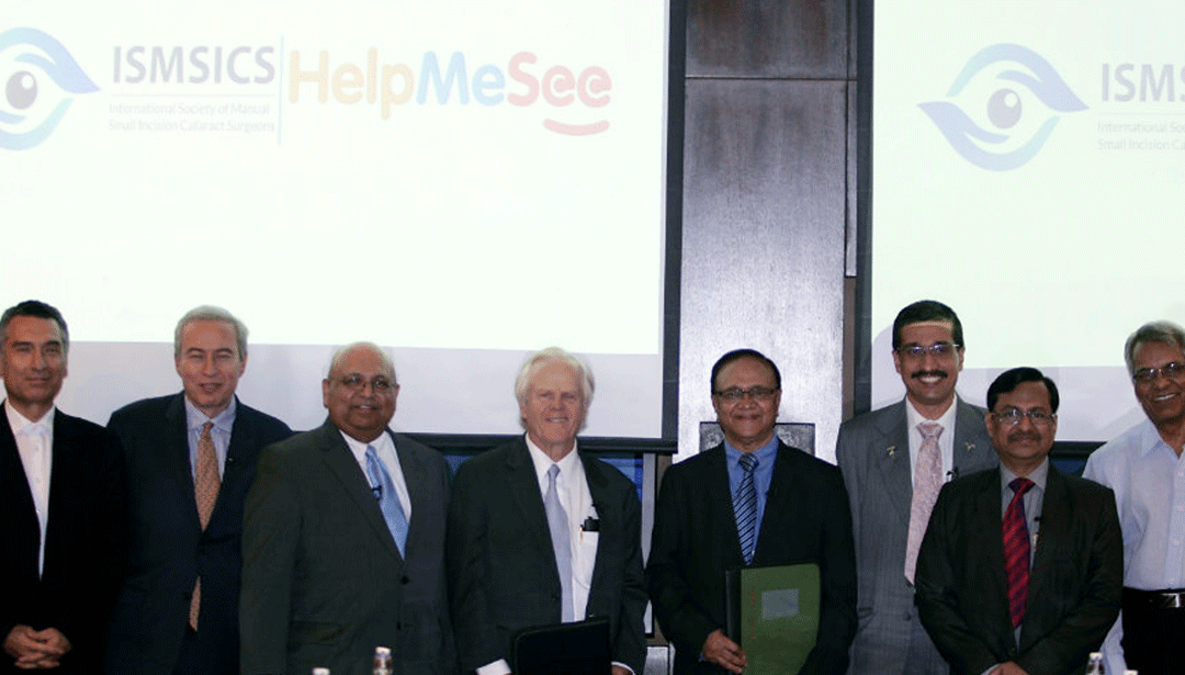 HelpMeSee and ISMSICS Sign Multi-Year Agreement to Promote Cataract Surgery