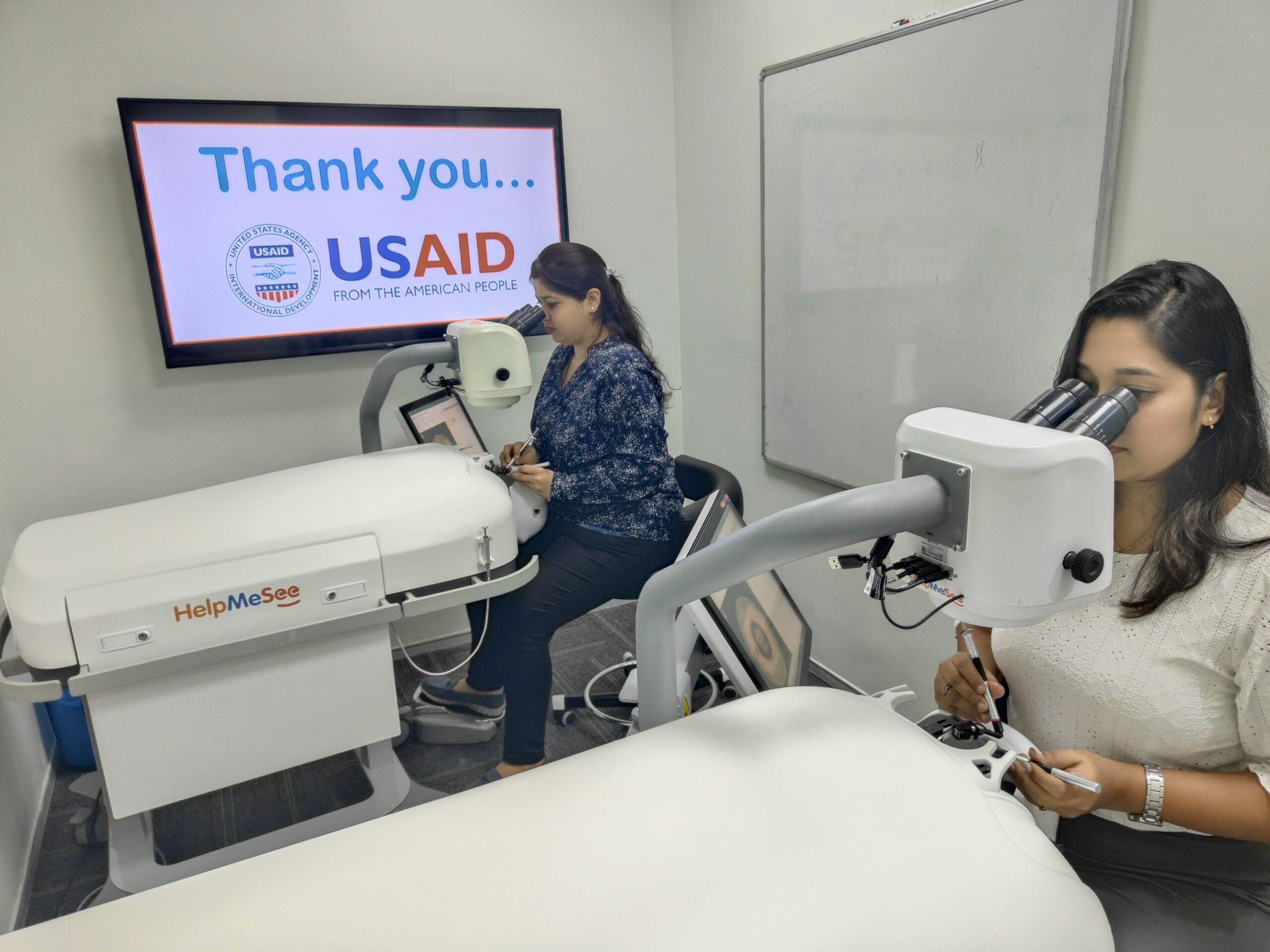 HelpMeSee and USAID: a partnership focused on restoring the gift of sight for people blind or visually impaired due to cataract.